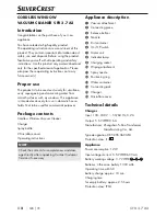 Preview for 5 page of Silvercrest 273092 Operating Instructions Manual