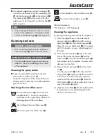 Preview for 10 page of Silvercrest 273092 Operating Instructions Manual