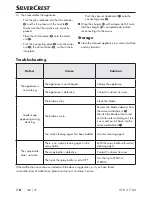 Предварительный просмотр 11 страницы Silvercrest 273092 Operating Instructions Manual