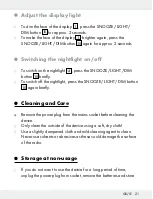 Preview for 20 page of Silvercrest 273366 Operation And Safety Notes