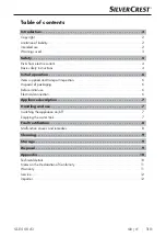 Preview for 4 page of Silvercrest 273378 Operating Instructions Manual