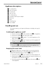 Preview for 10 page of Silvercrest 273378 Operating Instructions Manual