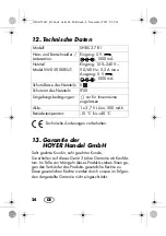 Preview for 26 page of Silvercrest 273441 Operating Instructions Manual