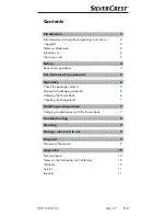 Preview for 4 page of Silvercrest 273784 Operating Instructions And Safety Instructions