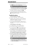 Preview for 11 page of Silvercrest 273784 Operating Instructions And Safety Instructions