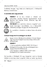 Preview for 40 page of Silvercrest 274010 User Manual And Service Information