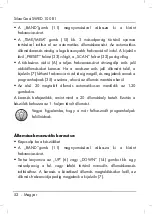 Preview for 54 page of Silvercrest 274010 User Manual And Service Information