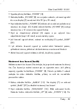 Preview for 87 page of Silvercrest 274010 User Manual And Service Information