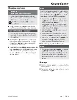 Preview for 20 page of Silvercrest 274136 Operating Instructions Manual