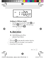 Предварительный просмотр 21 страницы Silvercrest 274299 Operation And Safety Notes