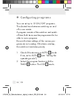 Предварительный просмотр 24 страницы Silvercrest 274299 Operation And Safety Notes