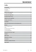 Preview for 4 page of Silvercrest 274360 Operating Instructions Manual