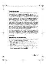 Preview for 19 page of Silvercrest 274404 Operating Instructions Manual