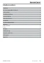 Preview for 4 page of Silvercrest 275065 Operating Instructions Manual