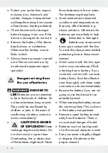 Предварительный просмотр 6 страницы Silvercrest 275109 Operation And Safety Notes