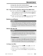 Preview for 148 page of Silvercrest 275170 Operating Instructions Manual