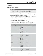 Preview for 160 page of Silvercrest 275170 Operating Instructions Manual