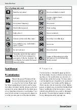 Предварительный просмотр 6 страницы Silvercrest 275418 Operating Instructions  And Safety Advice