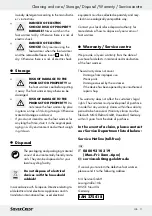 Preview for 11 page of Silvercrest 275418 Operating Instructions  And Safety Advice