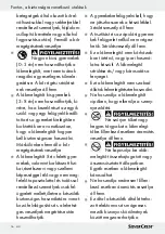 Preview for 16 page of Silvercrest 275418 Operating Instructions  And Safety Advice