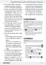 Preview for 17 page of Silvercrest 275689 Operating Instructions  And Safety Advice