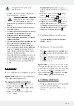 Предварительный просмотр 19 страницы Silvercrest 275736 Operation And Safety Notes