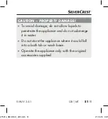 Preview for 54 page of Silvercrest 275914 Operating Instructions Manual