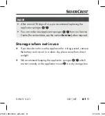 Preview for 64 page of Silvercrest 275914 Operating Instructions Manual