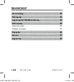 Preview for 71 page of Silvercrest 275914 Operating Instructions Manual