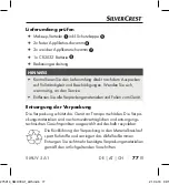 Preview for 80 page of Silvercrest 275914 Operating Instructions Manual