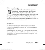 Preview for 88 page of Silvercrest 275914 Operating Instructions Manual