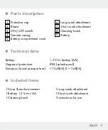 Предварительный просмотр 9 страницы Silvercrest 276646 Operation And Safety Notes Translation Of Original Operating Instructions