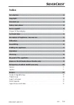 Предварительный просмотр 4 страницы Silvercrest 276998 Operating Instructions Manual