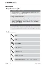 Предварительный просмотр 16 страницы Silvercrest 277031 Assembly Instructions Manual