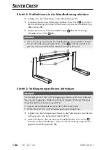 Предварительный просмотр 28 страницы Silvercrest 277031 Assembly Instructions Manual