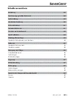 Предварительный просмотр 62 страницы Silvercrest 277091 Operating Instructions Manual