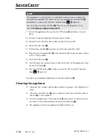 Preview for 19 page of Silvercrest 277706 Operating Instructions Manual