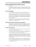 Preview for 22 page of Silvercrest 277706 Operating Instructions Manual