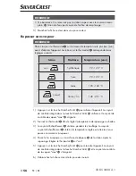 Preview for 59 page of Silvercrest 277706 Operating Instructions Manual