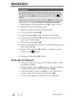 Preview for 63 page of Silvercrest 277706 Operating Instructions Manual