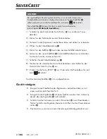 Preview for 107 page of Silvercrest 277706 Operating Instructions Manual