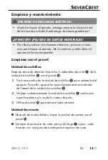 Preview for 19 page of Silvercrest 277761 Operating Instructions Manual