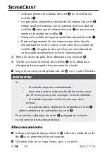 Preview for 22 page of Silvercrest 277761 Operating Instructions Manual