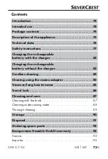 Preview for 77 page of Silvercrest 277761 Operating Instructions Manual