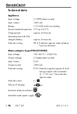 Preview for 80 page of Silvercrest 277761 Operating Instructions Manual