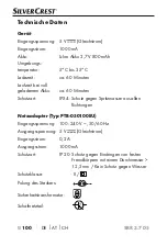 Preview for 104 page of Silvercrest 277761 Operating Instructions Manual