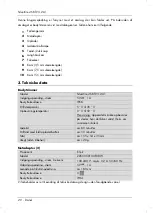 Предварительный просмотр 22 страницы Silvercrest 277762 Operating Instructions And Safety Instructions