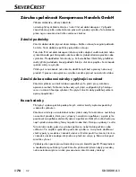 Preview for 81 page of Silvercrest 278854 Operating Instructions Manual