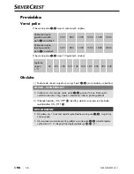 Preview for 93 page of Silvercrest 278854 Operating Instructions Manual