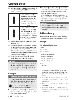 Предварительный просмотр 49 страницы Silvercrest 278962 Operating Instructions Manual